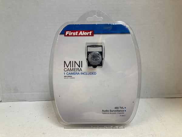 First Alert P-500-C Mini Analog Surveillance Camera w/ Audio – NOS