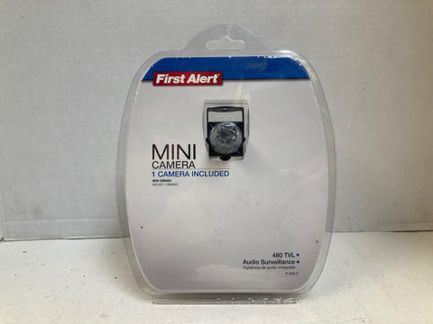 First Alert P-500-C Mini Analog Surveillance Camera w/ Audio – NOS