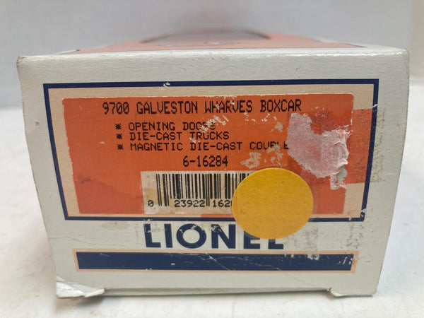 Lionel 6-16284 Galveston Wharves 9700 Series Boxcar – O Gauge – NOS