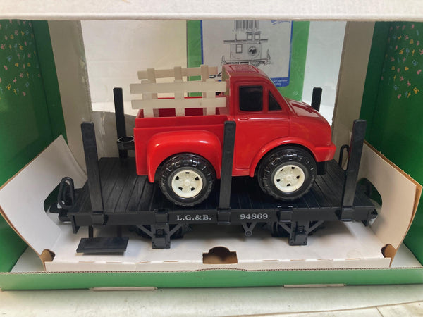 LGB G Scale Train Car Lot of 5 – 94969, 94869, 94065, 94805, 94059 – Good Condition, Boxes Worn