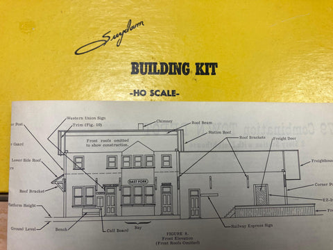 Suydam "Combination Town Depot" HO Building Kit (Kit No. 70A)