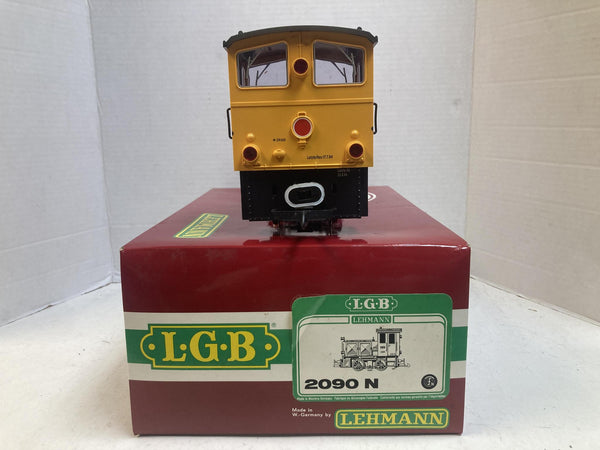 LGB 2090 N G Gauge Yellow Industrial Diesel Locomotive D10 w/ Original Box