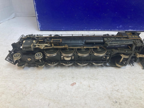 NJ International HO Brass C&O Chesapeake & Ohio J-2 4-8-2 Steam Loco #545 Weathered EX