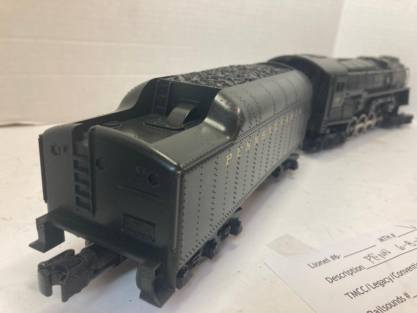 MTH PENNSYLVANIA RR 6-8-6 TURBINE STEAM LOCOMOTIVE & TENDER #6200 PROTO SOUND