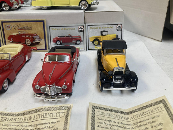 National Motor Museum Mint 1:32 Scale Diecast Collection – 7-Car Luxury Lot (1932–1958)