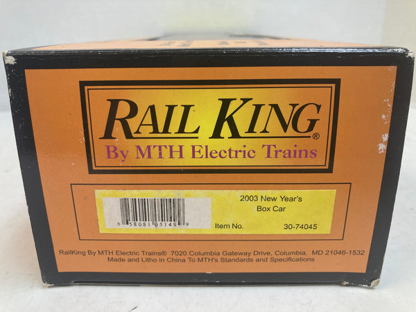 MTH Rail King 30-74045 San Francisco New Year’s Boxcar 2003 – O Gauge – Pre-Owned Very Good