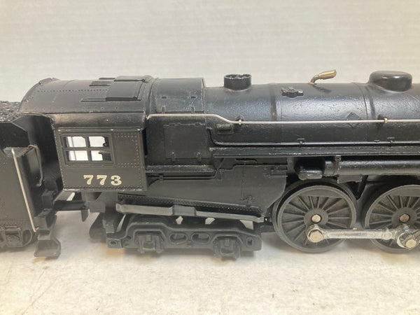 Vintage 1950 Lionel 773 Hudson Steam Loco - Re-lettered - w/ 2426W Tender