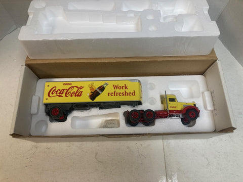 Matchbox Collectibles 1939 Peterbilt "Work Refreshed" Coca-Cola Tractor Trailer (Model #DYM38050, Item #38050-9996)