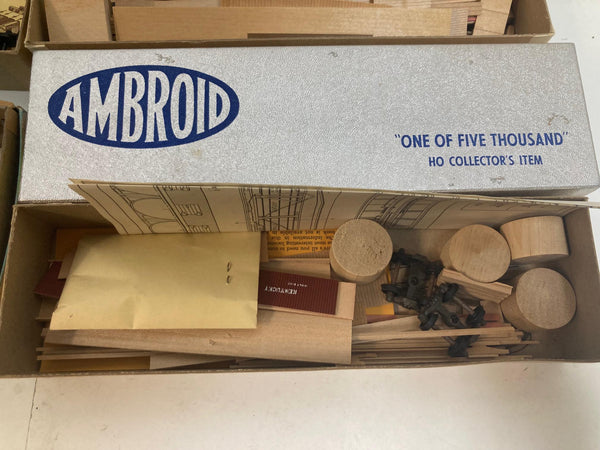 Ambroid, Central Valley, Comet HO Wood Kits Lot of 4