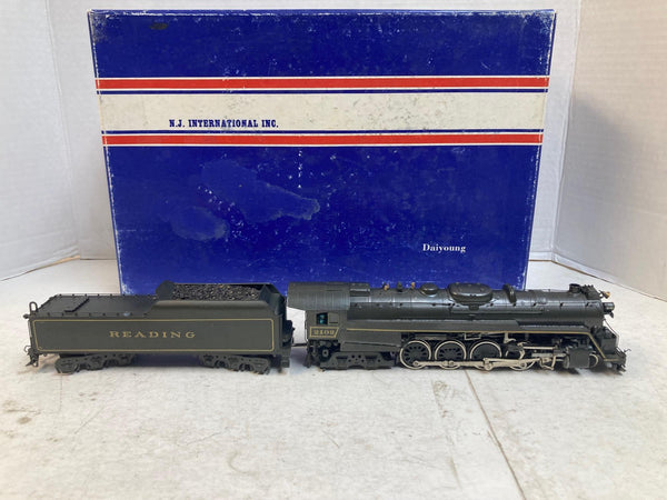 HO Brass NJ Custom Brass Reading T-1 4-8-4 #2012 - Daiyoung Korea - Tested EX