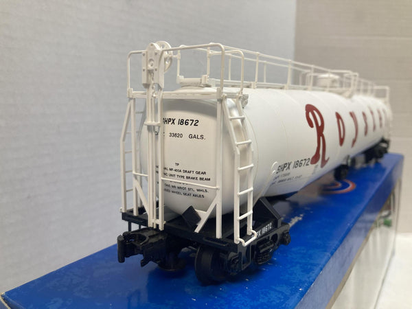 Atlas O Scale ACF 33,000 Gallon Tank Car #6403-2 – Royster SHPX 18672 – 3-Rail