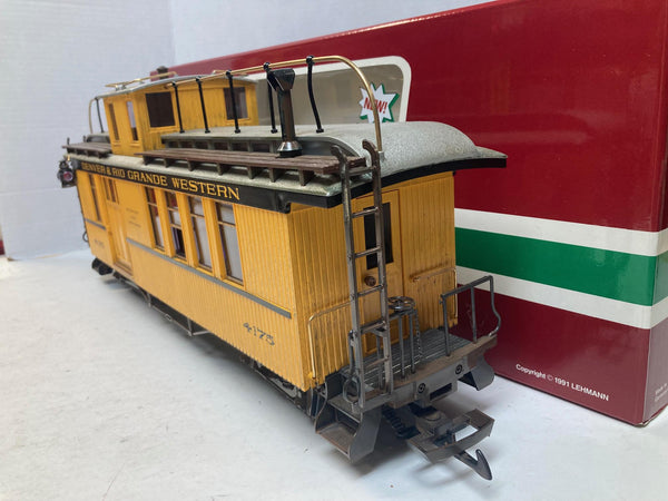 LGB 4175 D&RGW Caboose – G Scale – Custom Weathered – Pre Owned Great Condition
