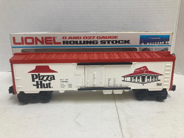 Lionel 6-7511 Pizza Hut Reefer Boxcar O Gauge - Great Condition - Appears Unused
