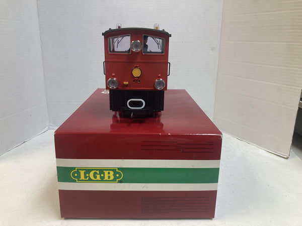 LGB 21900 Red Diesel Switcher Locomotive DUO-System G Scale w/ Box