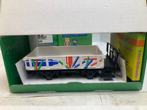 LGB G Scale Train Car Lot of 5 – 94969, 94869, 94065, 94805, 94059 – Good Condition, Boxes Worn