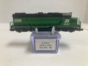 Life-Like Burlington Northern GP38-2 N Scale Loco #2098 (433-7841)