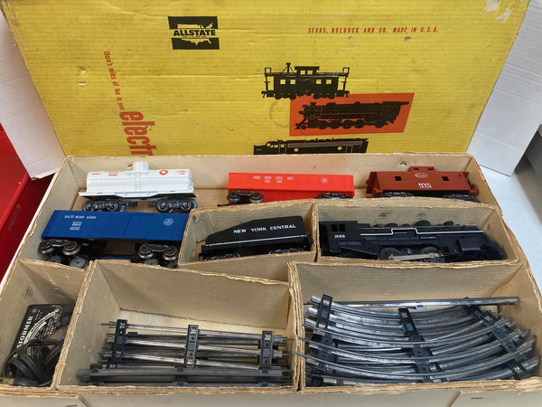 Vintage Marx 9734 Allstate Electric Train Set | Sears Exclusive | 1666 Loco | BOXED