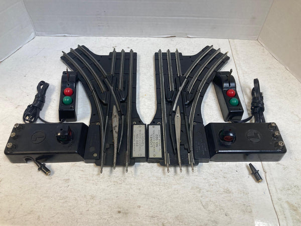 Vintage Lionel 022 Remote Control Switch Pair (Left & Right) – O Gauge – Tested & Working