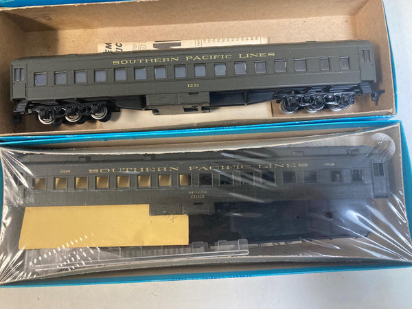 Athearn HO Southern Pacific 6-Car Passenger Lot - Daylight Consist - Built/Kits