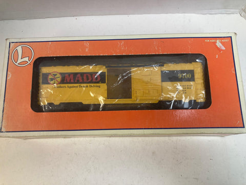 Lionel 6-26239 M.A.D.D Boxcar – O Gauge – Pre-Owned Good Condition