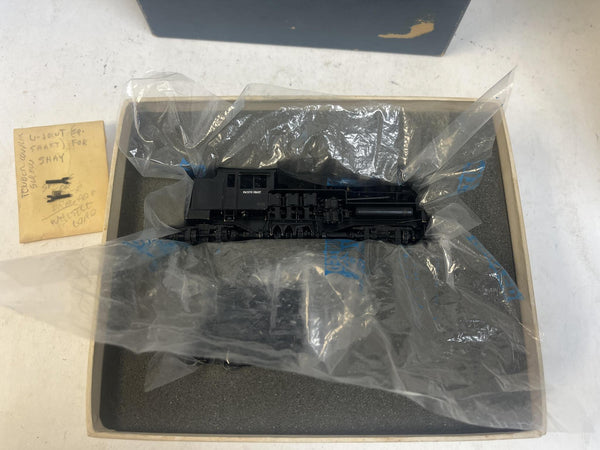 HO Brass PFM United Pacific Coast 3-Truck Shay Factory Painted - Excellent w/ Box