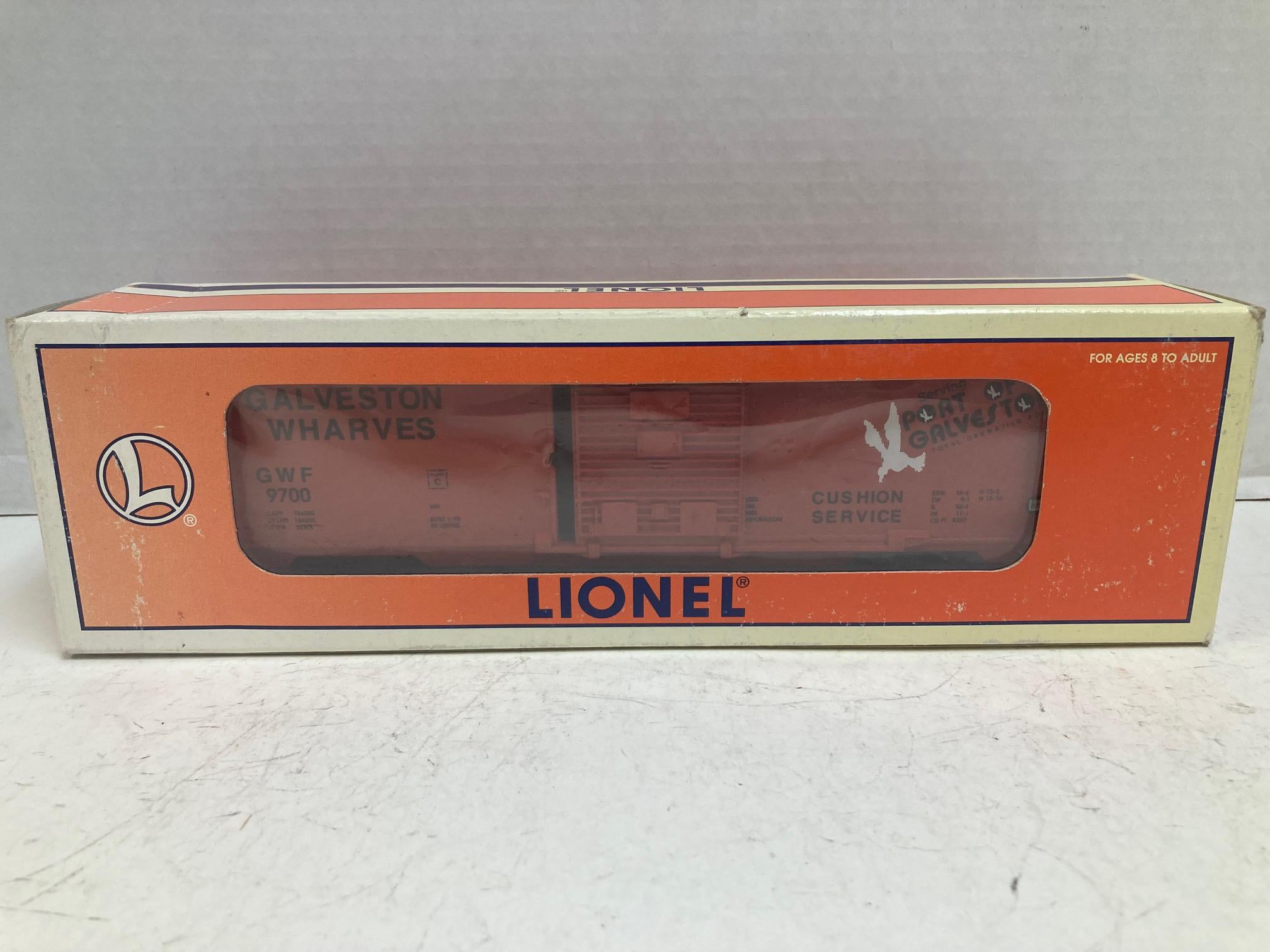 Lionel 6-16284 Galveston Wharves 9700 Series Boxcar – O Gauge – NOS