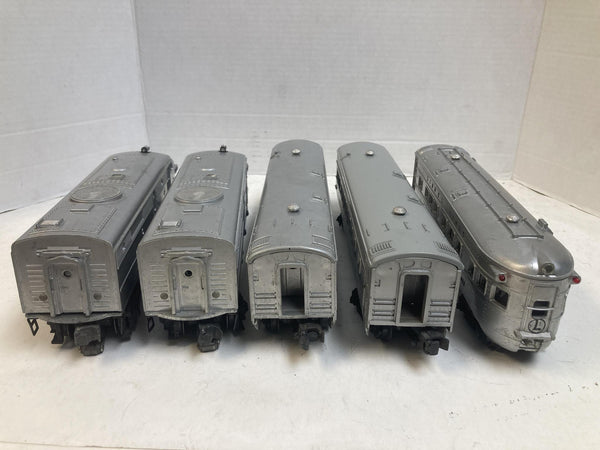 Vintage Lionel Postwar 2033 Union Pacific AA Alco Diesels w/ 2421, 2422, 2423 Passenger Cars