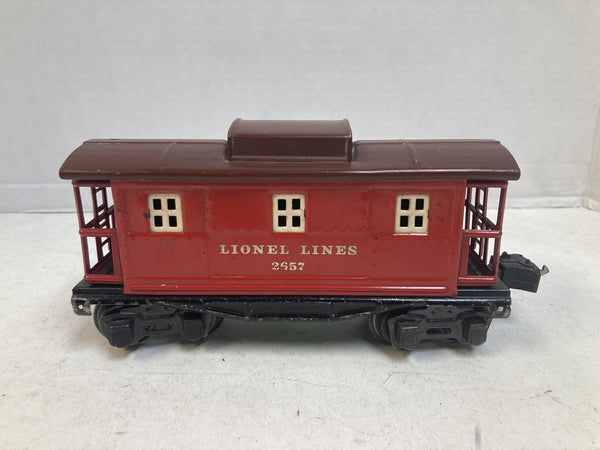Prewar Lionel Lines No. 2657 Red Caboose