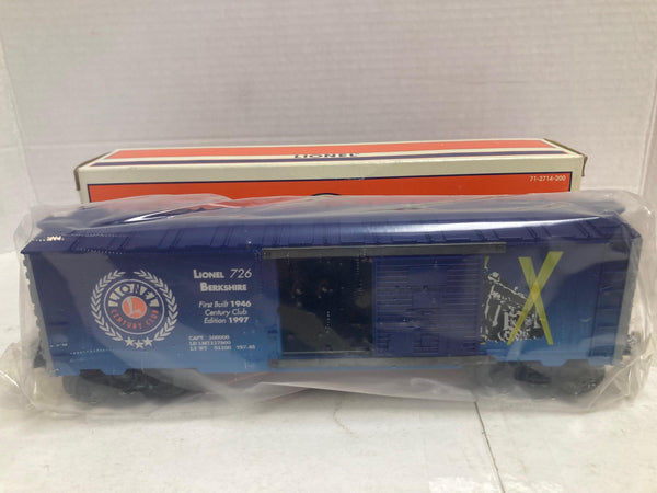 Lionel '97 Berkshire 726 Century Club Box Car (6-29226)