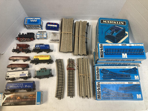 Märklin HO Scale M-Track & Rolling Stock Collection (Vintage, Made in Western Germany)