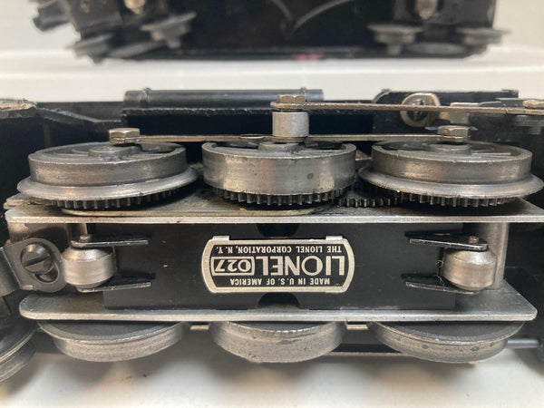 Lionel 2036 Steam Locomotive with 6466W Whistle Tender – Postwar Era