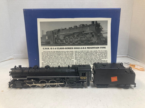 VH Scale Models HO Brass CNR 4-8-2 U-1-d Mountain #6043 - Boxed - EXCELLENT RUNNER