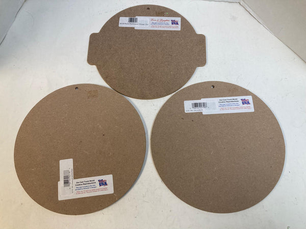 Wooden Railroad Sign Lot South Shore Line, Wheeling Lake Erie, Ohio Central Buckeye