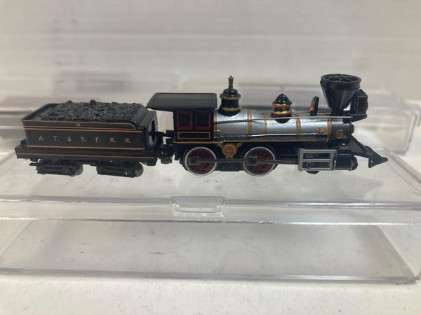 N Scale Civil War Era 6-Piece Train Set – 4-4-0 Bachmann Locomotive, Micro-Trains Cars – Clip-In Couplers