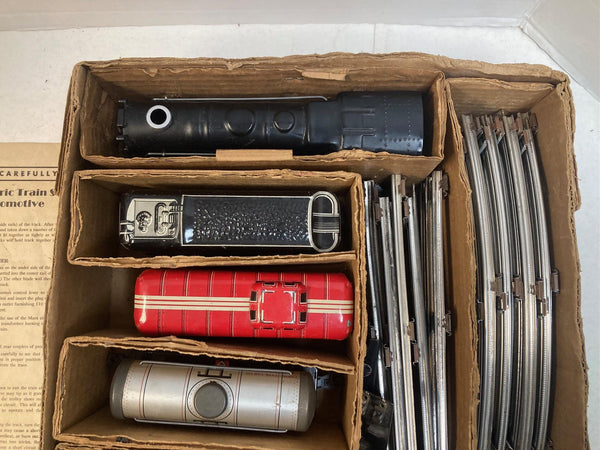 Vintage Marx NYC Steam Freight Set | w/ Original Manual & Box Bottom | EXCELLENT
