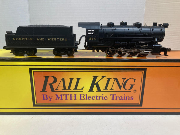 MTH RailKing 30-1111-1 Norfolk & Western 0-8-0 Scale Steam Switcher - Conventional