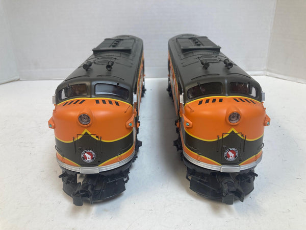 MTH Premier Great Northern ABBA F-Unit Diesel Set | 20-20628-1 + 20-20627-1 + (2) 20-20627-3 | O Gauge w/ PS3