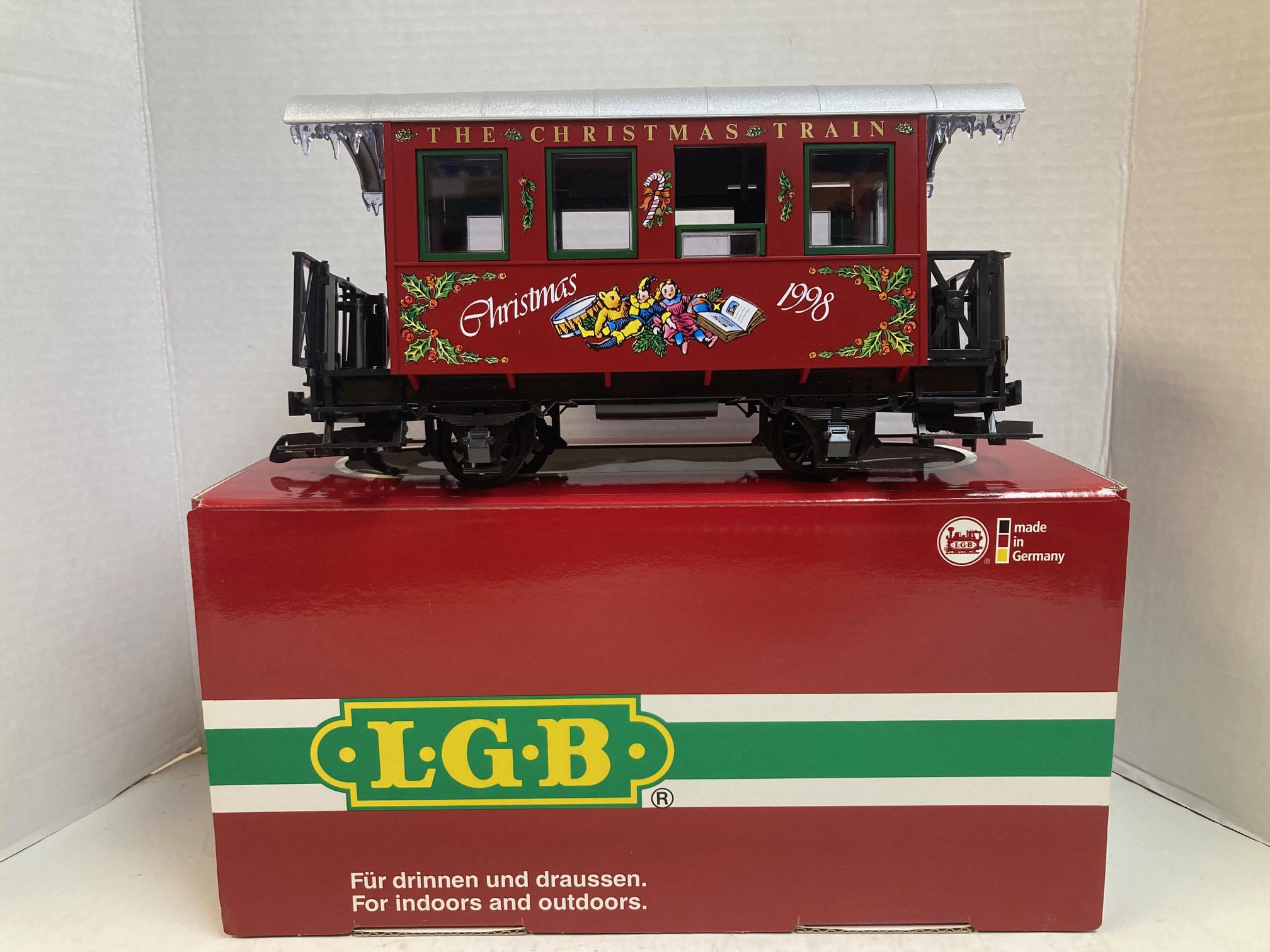 LGB 36078 “The Christmas Train” Passenger Car – 1998 Edition – G Scale – Very Good Pre-Owned Condition