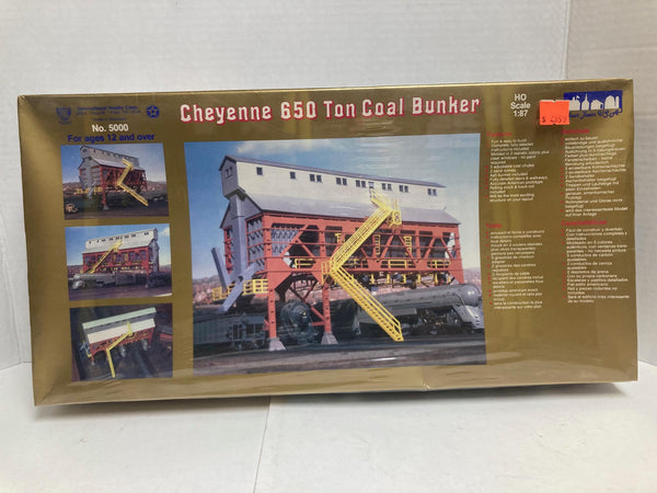 IHC Vintage #5000 HO Scale Cheyenne 650 Ton Coal Bunker Model Kit 1:87