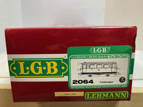 LGB 2064 Triebwagen “Friesland” Railbus G-Scale Pre-Owned Great Condition Weathered w/ Box