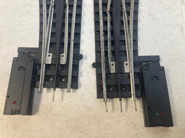 GarGraves 72" O Gauge Switch Pair (L/R) w/ Z-Stuff DZ-1000 Machines – Tested