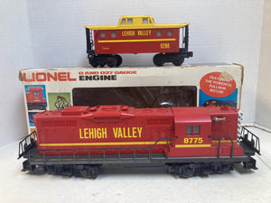Lionel 6-8775 Lehigh Valley GP-9 Powered Diesel Locomotive w/ 9288 Caboose