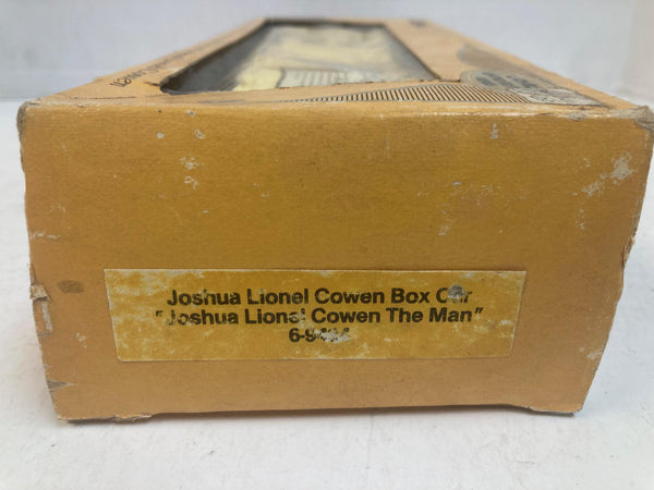 Lionel Joshua Lionel Cowen "The Man" Boxcar 6-9434 w/Box Pre-Owned