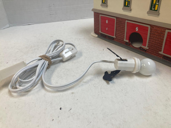 Department 56 Snow Village Coca-Cola Bottling Plant #5469-0 – Very Good Condition, Lighted Building w/ Box