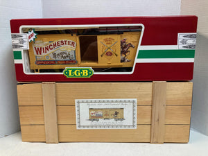 LGB 47670 Winchester Box Car — Factory Sealed / Brand New in Box