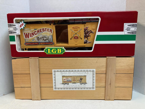 LGB 47670 Winchester Box Car — Factory Sealed / Brand New in Box