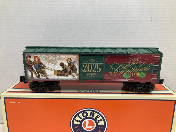 2025 Christmas Boxcar 2528100 – Limited Edition Holiday Freight Car – Brand New