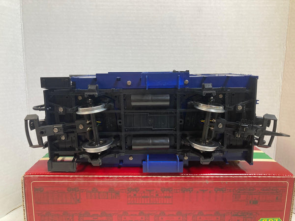 LGB 1985 Blue Postal/Anniversary Post-Wagen – G-Scale, Lighted, Very Good Condition