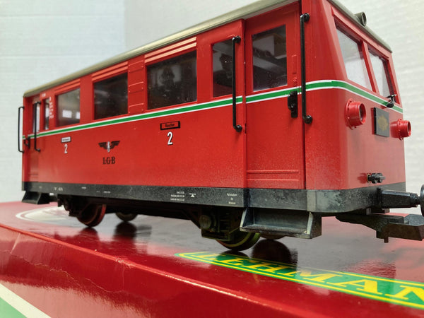LGB 2064 Triebwagen “Friesland” Railbus G-Scale Pre-Owned Great Condition Weathered w/ Box