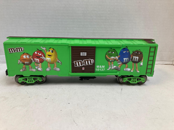 Menards M&M's Light Green/Brown  O Scale Box Car #10137 - No Box